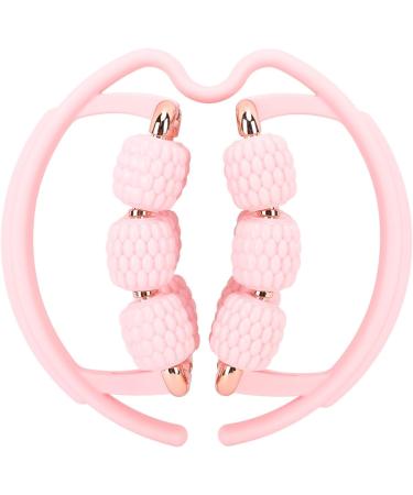Test Circular Leg Terminal Massage Device - Multi-Purpose Muscle Relaxation Handheld with 18 Wheels for Legs Neck Hands & Arms - Pink - Buy Online on GoSupps.com