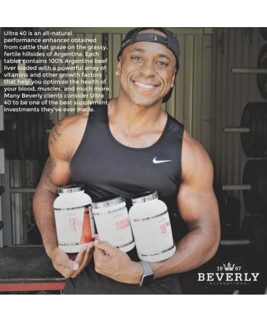 Beverly International Ultra 40 Desiccated Liver 500 Tablets - Golden-Era Secret for Natural Muscle Growth, Stamina, and Performance - Buy Online on GoSupps.com