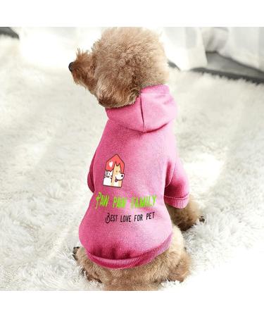 Personalized Pet Hoodie for Dogs | Custom Photo Text Soft Sweater with Hat (Pink) - Shop Now! - Buy Online on GoSupps.com