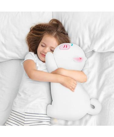 Fortuning's JDS Cat Plush Pillow - Kawaii Stuffed Animal Toy for Unisex Birthday & New Year Gift - Home Decor Cuddle Toy - 13.7 inch - Buy Online on GoSupps.com