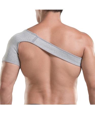 Shoulder Brace Rotator Cuff Support Brace for Men Women Shoulder Compression Sleeve Care Shoulder Brace Support Wrap for S Light Grey Small - Buy Online on GoSupps.com