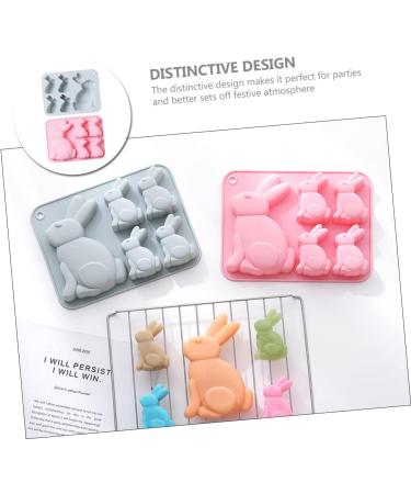 Zerodeko 2pcs Easter Cake Mold Gummy Molds Soap Mold Silicone Molds Silicone Cake Mold Easter Baking Mold Fondant Molds Chocolate Molds Silicone Baking Supply Easter Rabbit Mold - Buy Online on GoSupps.com