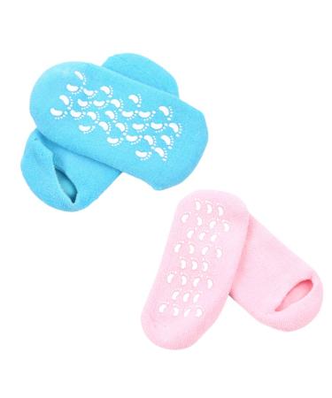 2 pairs of heel socks for women's foot care ankle boots moisturizing sock skin repair -socks for women socks for the woman LotionSacht spa Miss front feet