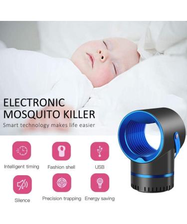 Mosquito Killer-USB Portable UV Insect Killer Quiet 360 Photocatalytic Electric Mosquito Insect Trap Lamp for Camping Bedroom Kitchen Office Home - Buy Online on GoSupps.com