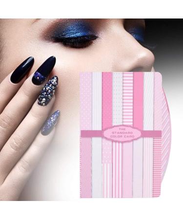 Nail Gel Polish Display Book Nail Polish Gel Color Display Card Acryl Gel Tips Manicure Salon Accessory(02) - Buy Online on GoSupps.com