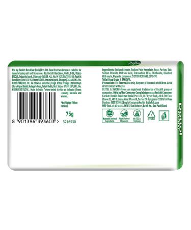 Dettol Original Soap 75g - Pack of 6 | Antiseptic & Antibacterial | Buy Online for International Shipping - Buy Online on GoSupps.com