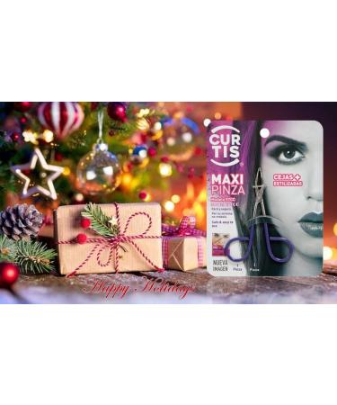 Curtis Professional Salon Tweezers with Scissor Handle - Best Precision Eyebrow Tool for Men and Women - Grabs Any Facial Hair, Ingrown, Blackhead - Purple and Silver - Made in Mexico - Buy Online on GoSupps.com