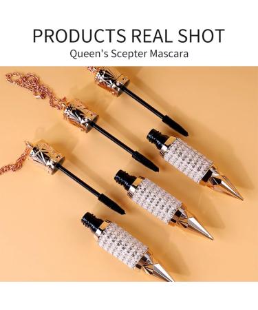 KlsyChry 4D Silk Fiber Lash Mascara Eye Makeup Gorgeous Pearl Diamond Mascara Thicker and Longer Voluminous Eyelashes Natural Waterproof Smudge Resistant No Tangles Adds Length Depth and Glamor - Buy Online on GoSupps.com