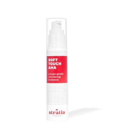 Stratia Soft Touch AHA | Hyper-Gentle Resurfacing Treatment | Exfoliating Mandelic Acid Cleares Pores | For Sensitive and All Skin | 1.7 Fl Oz