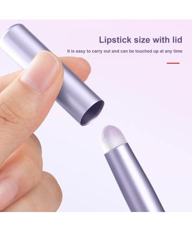 lyanny Lipstick Brush Applicator Silicone Lip Brush Lipstick Applicator Brushes Lip Smudge Brush for Women Girls MakeUp Brushes for Lipstick Gloss Balm Purple - Buy Online on GoSupps.com