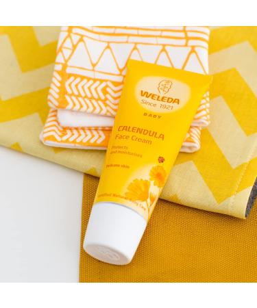 Weleda Baby Calendula Face Cream 1.7 fl oz - Soothing Organic Moisturizer for Delicate Skin - Buy Online on GoSupps.com