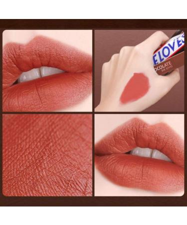 Colorfullavie 8 Colors Matte Lipstick - Silk & Waterproof Liquid Lip Gloss Set | Non-Sticky Red & Nude Lip Makeup - Buy Online on GoSupps.com