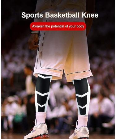 Dexlary Long Compression Knee Sleeves for Men and Women - Green, Large - Ideal for Basketball, Cycling, Sports, and Arthritis Support - Buy Online on GoSupps.com