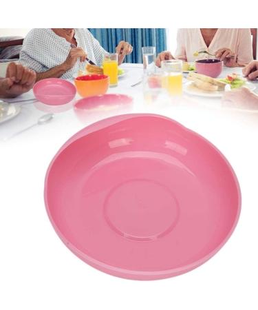Scoop Plate Spill Proof Scoop Bowl High-Low Adaptive Bowl Dish for Disabled Handicapped and Elderly Adults with Special Needs from Parkinsons Dementia Stroke Tremors Scoop Dish Non Slip Plate