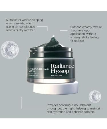 Soin Hydratant Pour Le Visage - Masque de Nuit Hydratant 50g Soin Apaisant et Nourrissant pour le Visage | pour Types de Peau Femmes Usage Nuit Quotidien Voyage Maison Saisonnier - Buy Online on GoSupps.com