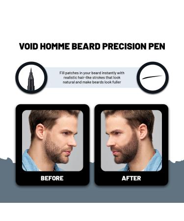 VOID Homme Beard Filler Pen - Waterproof Smudge-Proof Natural Look - International Shipping Available - Buy Online on GoSupps.com