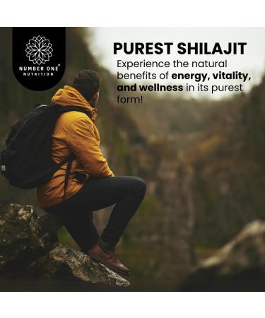 Pure Himalayan Shilajit Supplement for Men and Women, 40,000MG, Max Strength Contains 50% Fulvic Acid with Over 85 Trace Minerals to Support Energy, Brain and Immunity, 120 Veg Caps - Buy Online on GoSupps.com