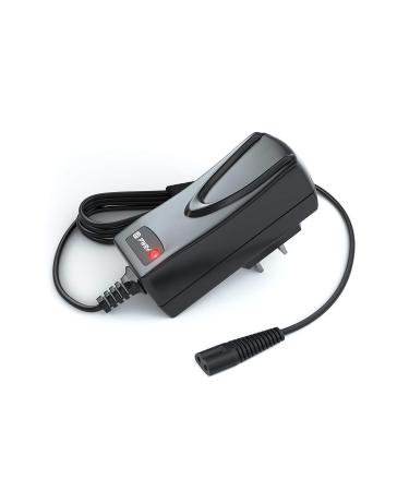 Pwr 12V Charger-Cord for Braun Silk-Epil Epilator | Extra Long 6.5 Ft Power-Supply-Cable | Compatible with Models 5 7 9 | Wet & Dry Hair Removal | AC-Adapter Replacement - Buy Online on GoSupps.com