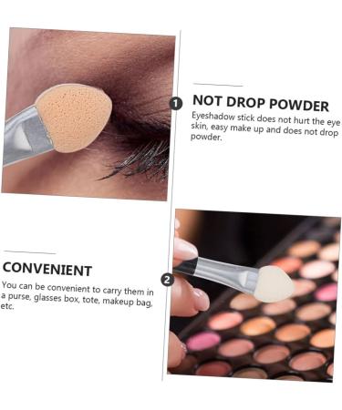 Didiseaon 120 Pcs Latex Eye Shadow Stick Makeup Brush Eyeshadow Brush Eyeshadow Double Sided Mini - Buy Online on GoSupps.com