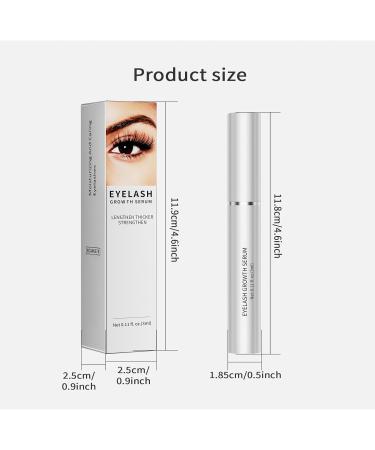 Housn Eyelash Growth Serum - Vegan Eyelash Booster for Fast Growth - Longer, Thicker, Healthier Lashes - 3ml - Buy Online on GoSupps.com