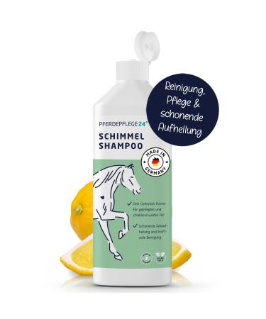 Horse care24 mold shampoo horses 500ml - gentle cleaning that makes discoloration disappear - anti yellow tinge horse shampoo for gentle fur lights intensive cleaning & care - Buy Online on GoSupps.com