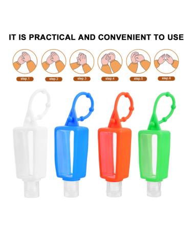 COHEALI 30ML Travel Bottles Set - Portable Containers with Silicone Sleeve and Wrist Keychain - Buy Online on GoSupps.com