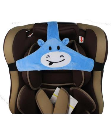 MINGZE Baby Child Car Seat Head Support - Adjustable Sleep Positioner & Safety Belt Protector (Yellow) - Buy Online on GoSupps.com
