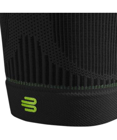 Bauerfeind Compression Skylight Bandage | Unisex Sports Compression Sleeves for Upper Leg | Enhance Muscle Support for Ball & Endurance Sports - Black - Buy Online on GoSupps.com