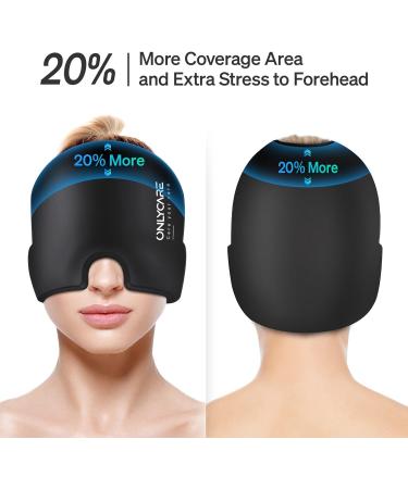 Snore Reduction Chin Strap for Migraine and Headache Relief - 2-in-1 Ice Wrap Cap - Buy Online on GoSupps.com