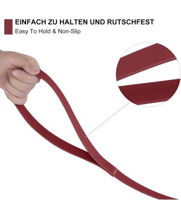 Wolfone 15m Waterproof Dog Leash - Heavy Duty Anti-Slip Handle Dark Red Long Recall Tow Line for Outdoor Training Activities - Buy Online on GoSupps.com