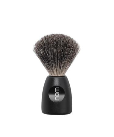 Nom LASSE shaving brush pure badger hair black Black Pure badger.