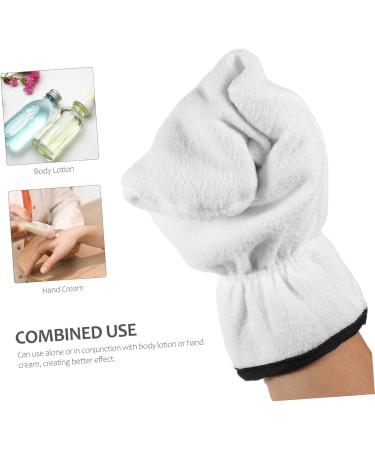 FRCOLOR 3 Pairs Wax Essential Oil Gloves Moisturizing Mitts Bath Mitt Heat Preservation Mitten Wax Work Gloves Essential Oil Spa Mittens Spa Gloves Flannel White Miss Care Warm Wax - Buy Online on GoSupps.com