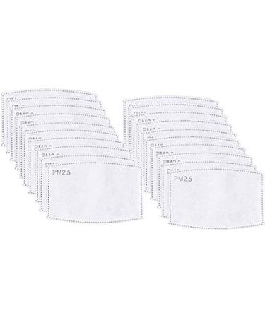 100PCS Adult Mask Filer PM2.5 Activated Carbon Filter | Replaceable 5-Layer Anti Haze Filter Paper - Buy Online on GoSupps.com