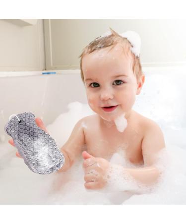 Topjowga 4PCs Super Soft Exfoliating Bath Sponge - Gentle Peeling Shower Sponge for Adults & Kids | Skin Health Protection - Buy Online on GoSupps.com