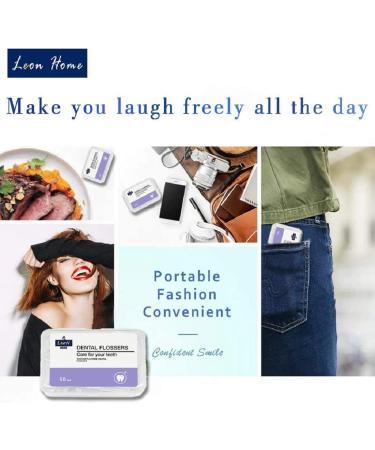 Unwaxed Dental Floss Picks 300 PCS | Travel Case & Toothpick | Deep Clean Oral Care | Durable Unflavored Flossing - 6 Pack - Buy Online on GoSupps.com
