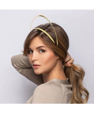 6 Pack Metal Gold Queen Goddess Angel Halo Crown Headband Tiara Hair Hoops - Wedding Bridal Prom Halloween Party Hair Accessories - Buy Online on GoSupps.com