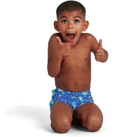 Buy Speedo Boys Corey Croc Digital Aquashort 5 Years - Blue/Emerald/Mango/Aqua Mint/White | International Shipping Available - Buy Online on GoSupps.com