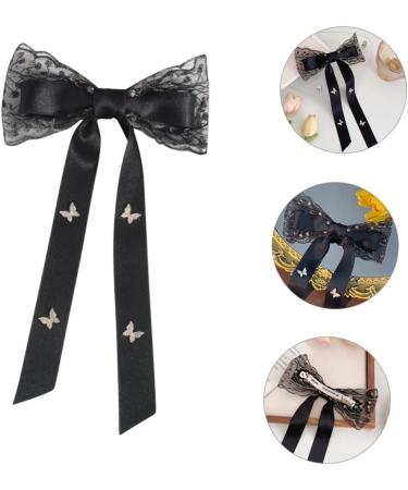 minkissy Bow Hairpin Big Bows for Girls Bows Hairpins Hair Bows for Tiaras for Women Hair Barrettes for Women Hair Gems for Women Girl Bows Barrette for Women Woman Fabric Ribbon Bow Tie - Buy Online on GoSupps.com