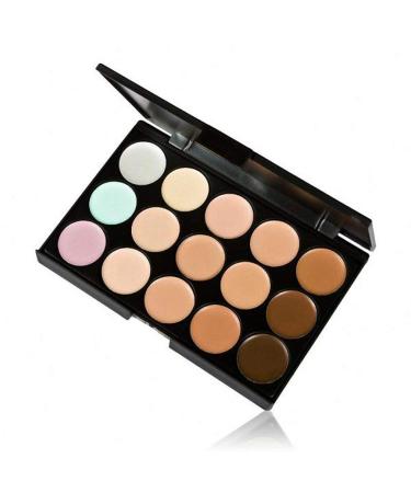 Aeromdale 15 Colors Eyeshadow Palette Set with Curved Brush - Vibrant Shades for Stunning Makeup Looks | International Shipping Available - Buy Online on GoSupps.com