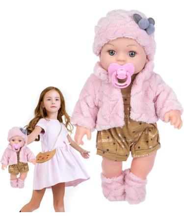 Raxove Realistic Newborn Simulation Doll | Soft Pink Velvet | Includes Clothes & Pacifiers | Perfect Gift for Kids - Buy Online on GoSupps.com