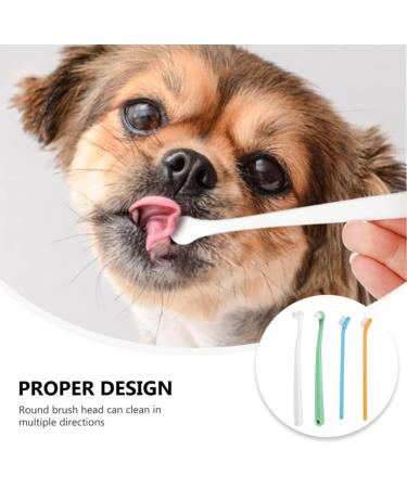 CAVLA 4 Pcs Small Dog Toothbrushes Cat Toothbrush Mini Head Soft Bristle Pet Toothbrush Pet Dental Care Kit Pet Oral Cleaning Products for Puppy Kitten Cats&Small Breed Dogs (B) - Buy Online on GoSupps.com