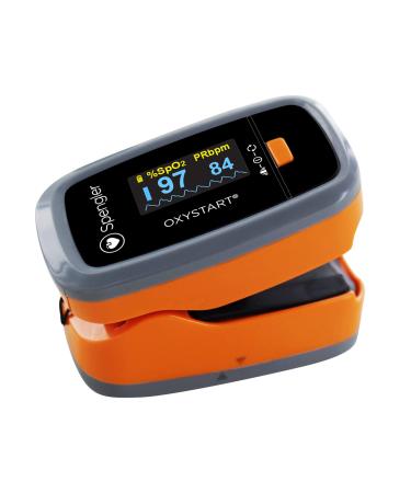 SPENGLER Oxystart Finger Oximeter, Professional Portable Pulse Oximeter, Oxygenation Measurement, Easy to Use, Reliable and A