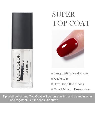 Purple Nail Varnish Sets - Pink Nail Polish Set - Quick Dry & Long Lasting Pink Glitter Nail Polish - Oil-Based Formula Nail Polish Gift Set with Top Coat No UV Need - Buy Online on GoSupps.com