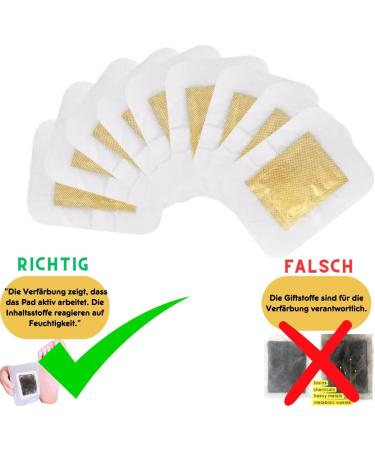 Omni Health Detox Foot Paster - Natural Detoxification Foot Pads (10 Pack) for Holistic Well-Being - Ginger Vital Plasters - Buy Online on GoSupps.com