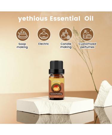 Yethious 10ML Premium Caramel Pudding Fragrance Oil - Ideal for Diffusers Candle Making Soaps & More | 0.33 Fl Oz Aromatic Oil - Buy Online on GoSupps.com