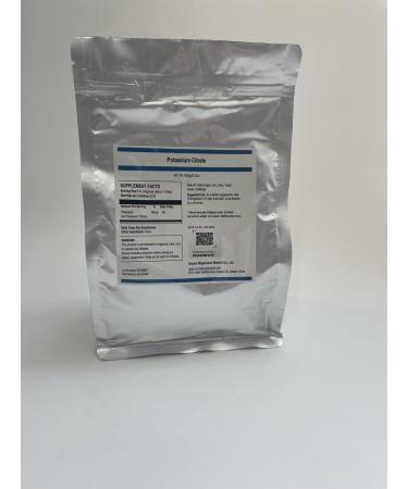 Natural Organic Potassium Citrate Powder 1000g Potassium Supplement Balance Electrolyte and pH Providing Essential Mineral Non-GMO Vegan