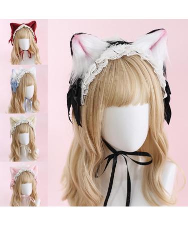 AJTUTUS Ear Headband with Detachable Tie for Women and Girls Supplies for Adults Women Female Costume Cosplay - Buy Online on GoSupps.com