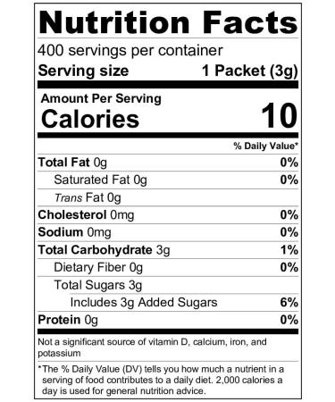 C&H Pure Cane NON-GMO Granulated Sugar Packets - 400 Count, 0.10oz (2.83g) Each - Buy Online on GoSupps.com