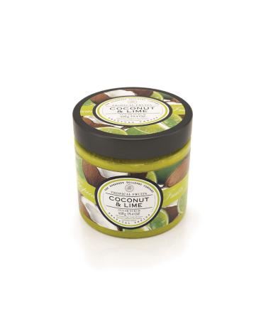 Tropical Fruits Sugar Scrub Exfoliating Body Scrub For Smoother Healthier Skin Coconut & Lime 1 x 550g 550 g (Pack of 1)