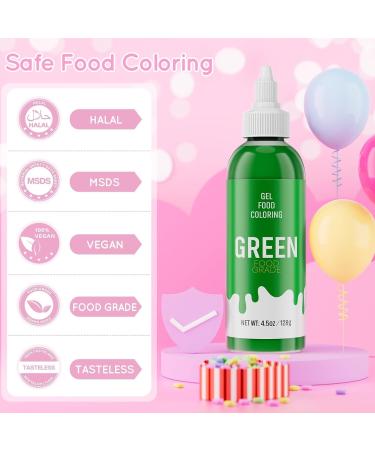 Nomeca Food Coloring Gel for Baking 128g Cake Food Coloring High Concentrated Vibrant Gel Food Dye for Easter Egg Icing Fondant Macaron Frosting Cookie Gluten Free Vegan Tasteless (S) - Buy Online on GoSupps.com